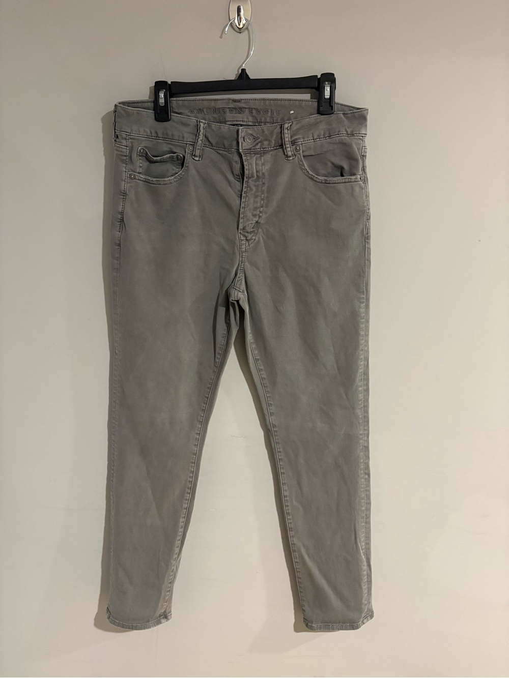 American Eagle Flex Gray Jeans Men’s 33x30 Stretch Straight Leg Pants